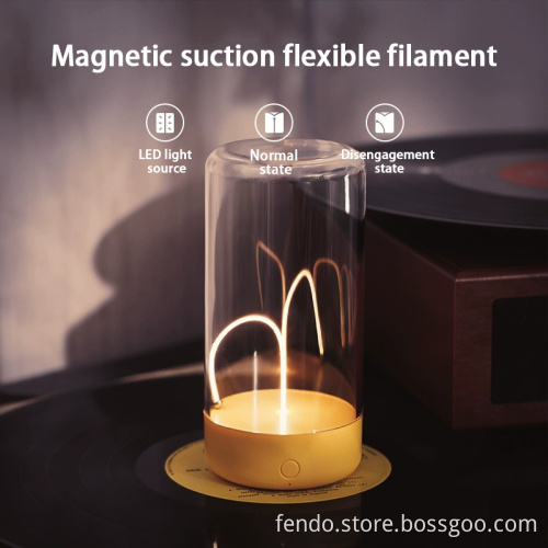 High Transmission USB Magnetic Adsorption LED Bar Night Light for Camping and Home Decoration